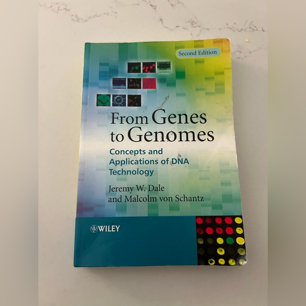From Genes to Genomes Concepts & Applications of DNA Technology Book (Dale)